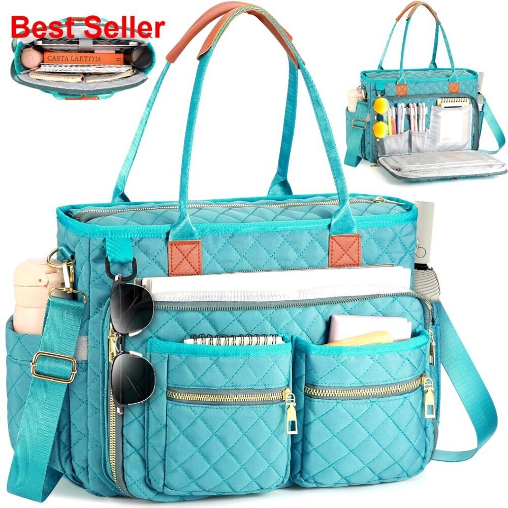 Large Laptop Tote Bag for Women Work Professional Travel Messenger